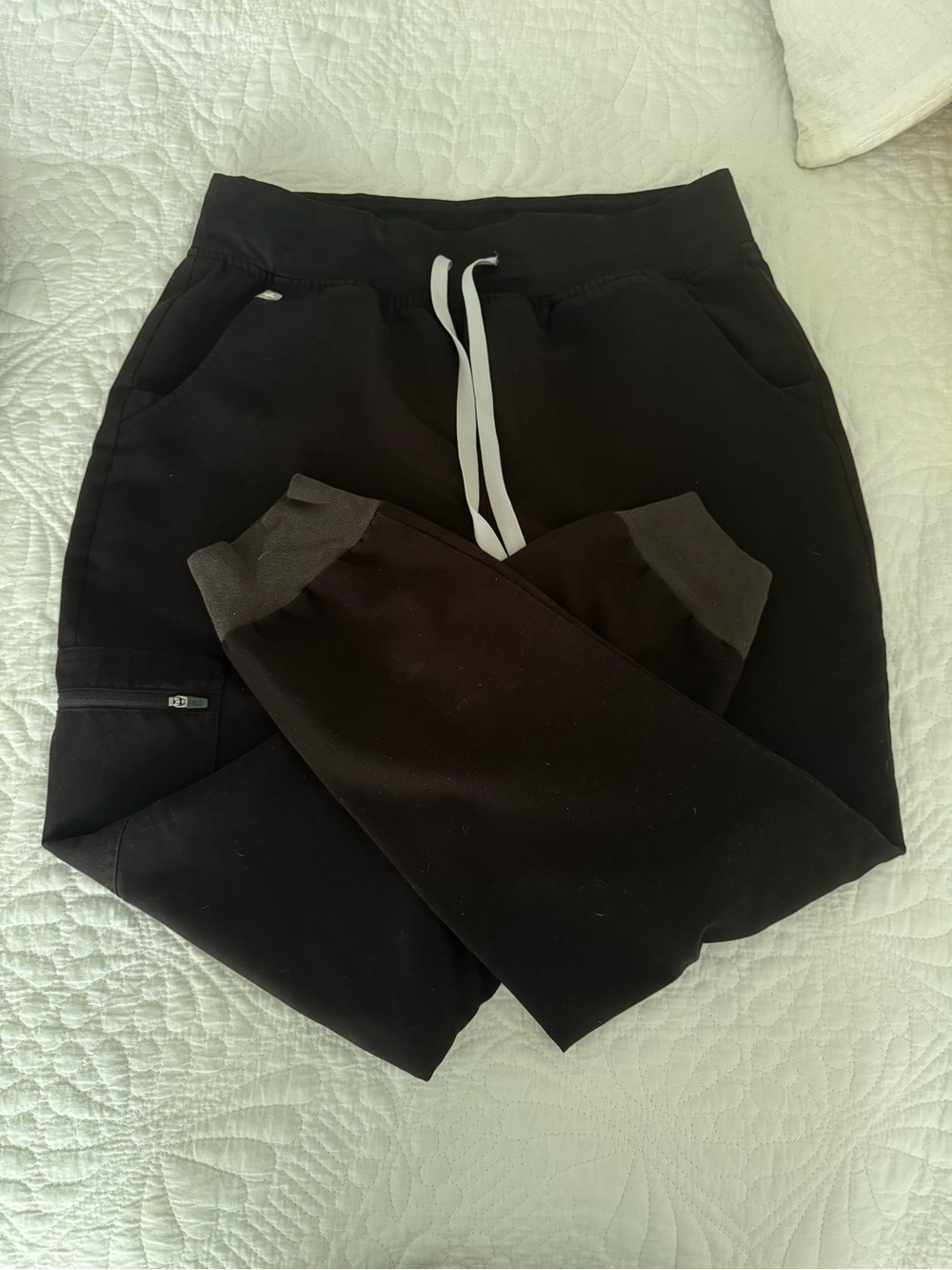 Figs Black Joggers